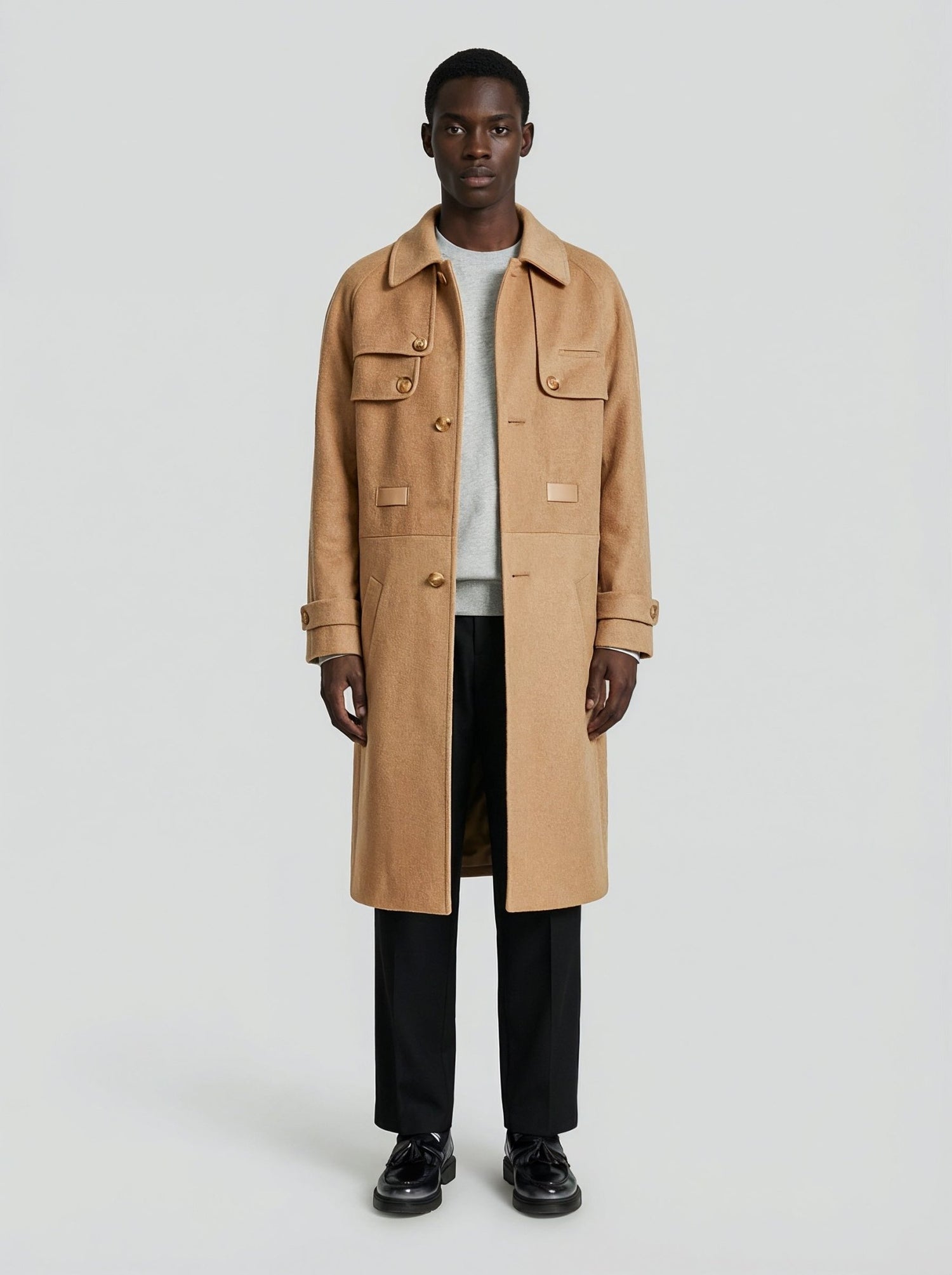 LE TRENCH CAMEL EN LAINE & CACHEMIRE - Lebrun Paris
