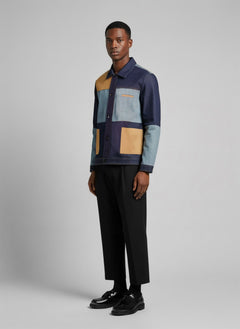 LA VESTE WORKER EN JEAN & GABARDINE - Lebrun Paris