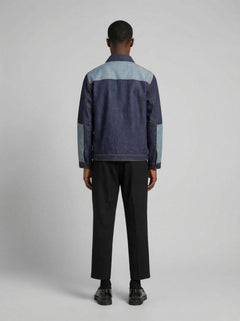 LA VESTE WORKER EN JEAN & GABARDINE - Lebrun Paris