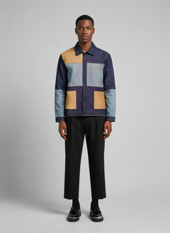 LA VESTE WORKER EN JEAN & GABARDINE - Lebrun Paris