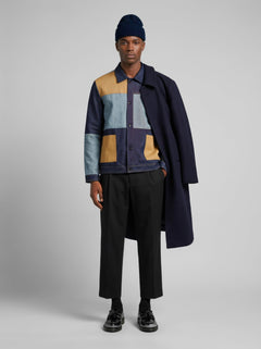 LA VESTE WORKER EN JEAN & GABARDINE - Lebrun Paris