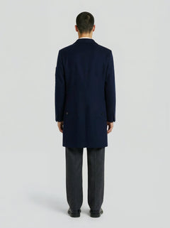 LE MANTEAU BLEU EN LAINE & CACHEMIRE - Lebrun Paris