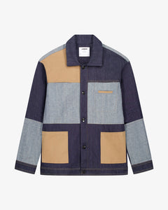 LA VESTE WORKER EN JEAN & GABARDINE - Lebrun Paris